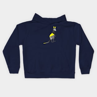 Grey kangaroo Kids Hoodie